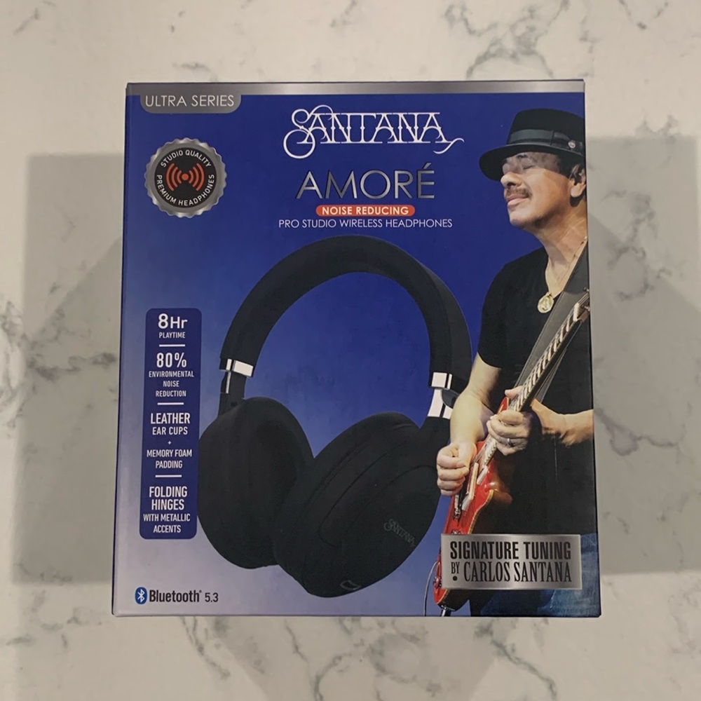 Santana Amore Noise Reducing Pro Studio Wireless Headphones 🎧